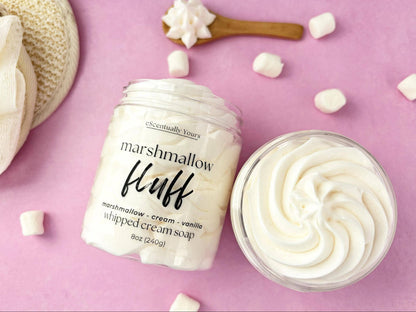 Marshmallow Fluff Whipped Soap & Foaming Sugar Scrub: Overstimulated Soap / 2