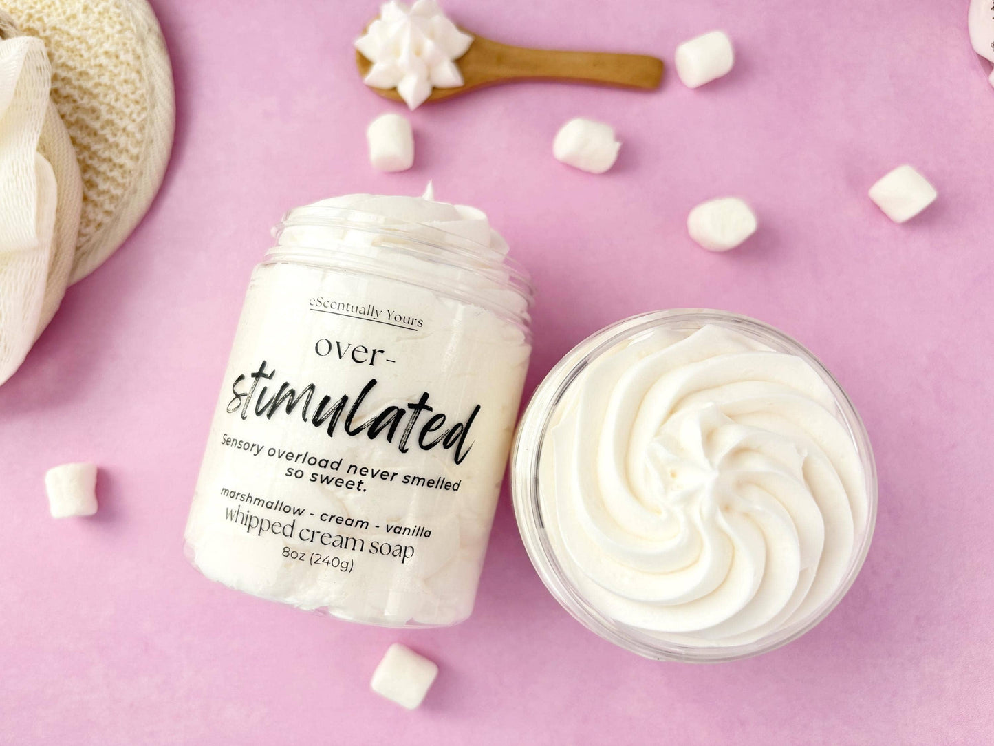 Marshmallow Fluff Whipped Soap & Foaming Sugar Scrub: Overstimulated Soap / 2