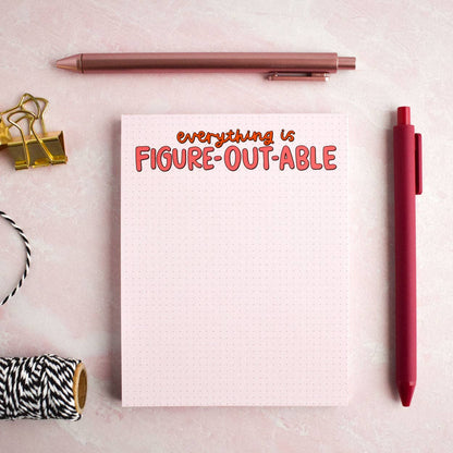 Figure Out Able Notepad | Inspirational Stationery