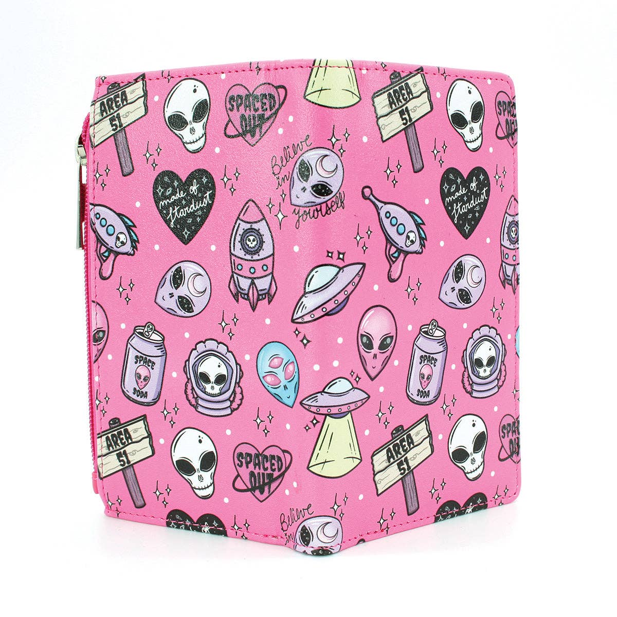 Alien Collage Wallet in Vinyl