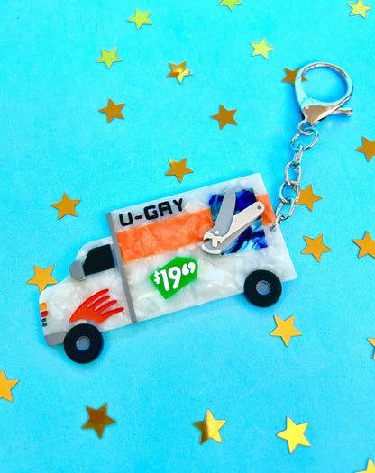 U-Gay Moving Truck Keychain: Perfect