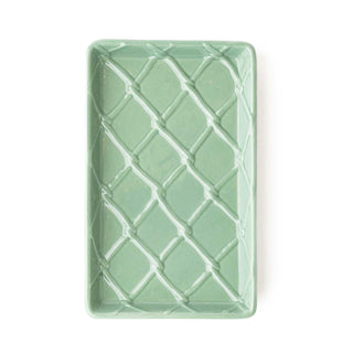 Green Ceramic Soap Dish