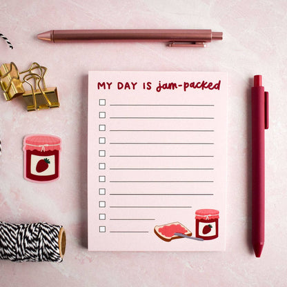 Jam Packed Notepad | Strawberry Stationery