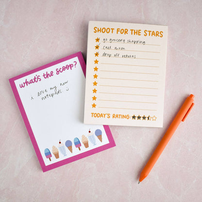 Shoot for the Stars Notepad | Outerspace Stationery