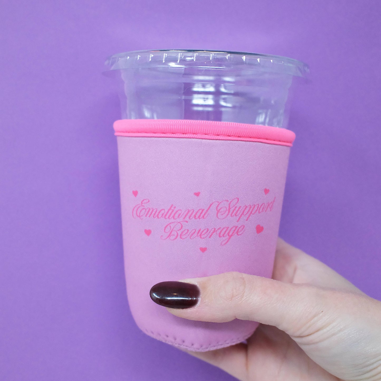 Iced Coffee Sleeve -  Emotional Support Beverage: Small