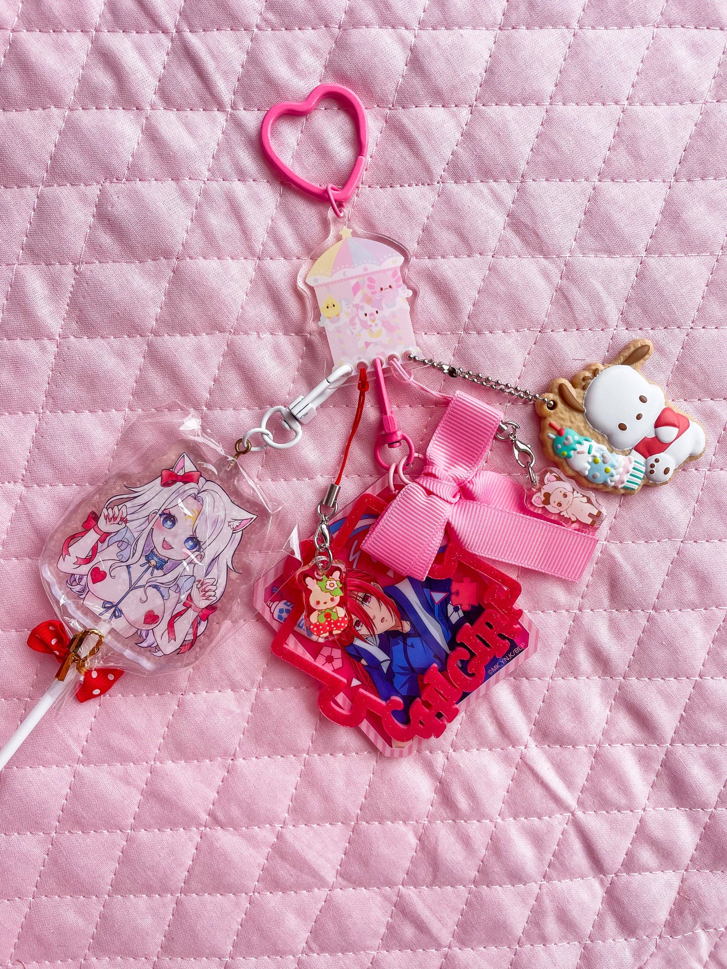 Carousel Charm Keychain